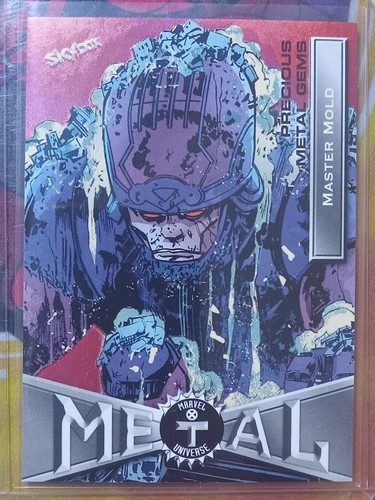 Master Mold Red Pmg /100 X-Men Marvel Metal Universe Card - Bild 1 von 10
