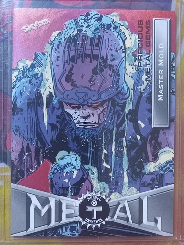 Master Mold Red Pmg /100 X-Men Marvel Metal Universe Card