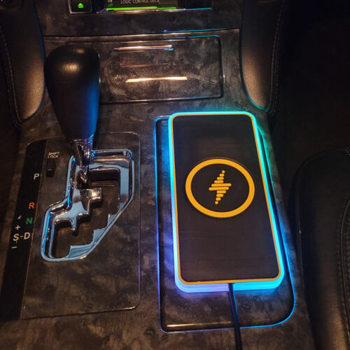 Car Wireless Phone Charger Pad Fast Charge Mat 15W for iPhone Samsung Universal - Picture 13 of 16