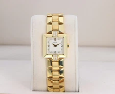 Concord La Scala Diamond Ladies 18kt Yellow Gold, Silver Dial, Quartz 51.25.572