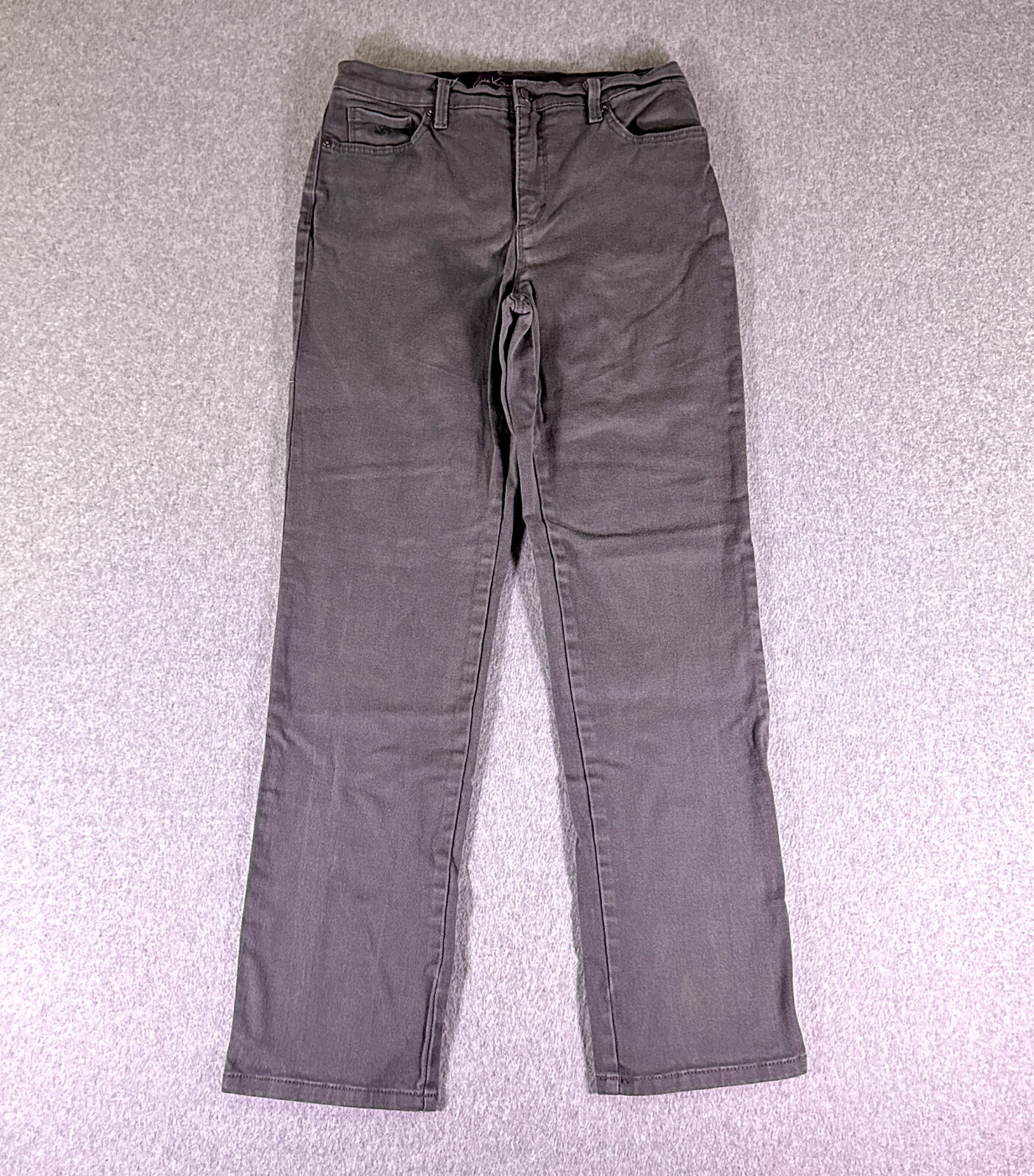 Gloria Vanderbilt Women’s Gray Mid Rise Stretch Denim Jeans Size 6 29x29