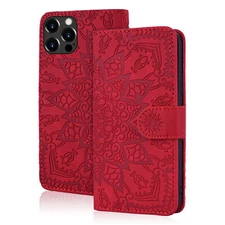 For iPhone 17 Air 16 15 14 13 Pro Max Magnetic Leather Wallet Flip Phone Case 