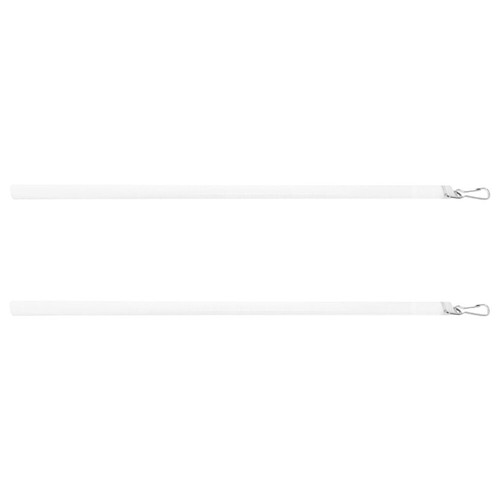 2 Pcs Curtain Accessories Transparent Blind Rod with Hook Pull Rods - Picture 9 of 12