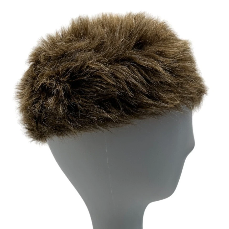 Vintage Unbranded Women's Brown Raccoon Fur Coontail Hat - Image 2 of 4