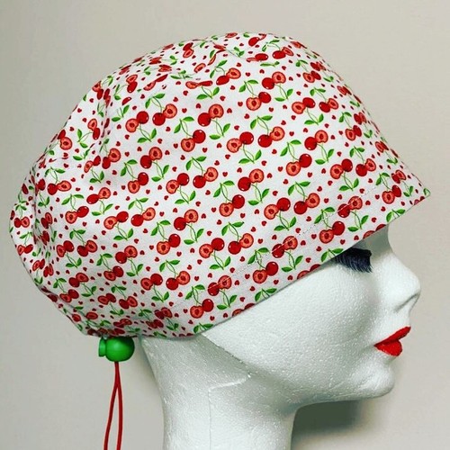 Cuffie chirurgiche puro cotone ciliegie cuori frutta | eBay
