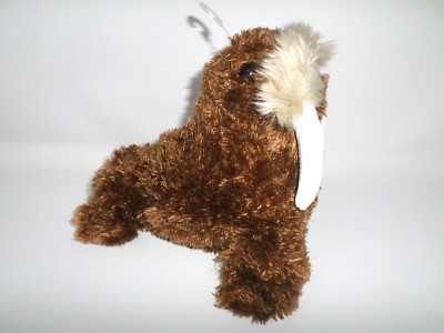 SeaWorld Plush Walrus Brown with With Tusk 8'' Stuffed Animal