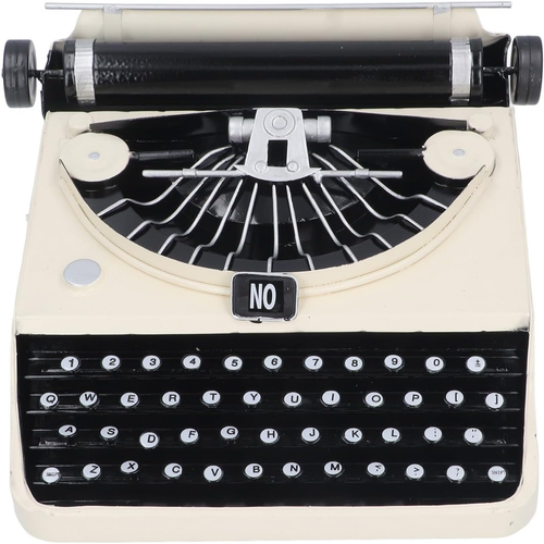 Retro Typewriter Model, Iron Vintage Typewriter Model, Antique Typewriter Fig... - Picture 5 of 12