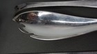 DANISH C ANTONSEN STERLING ULTRA MODERN SILVER  9 3/4" SERVING FORK AND SPOON — photo 4