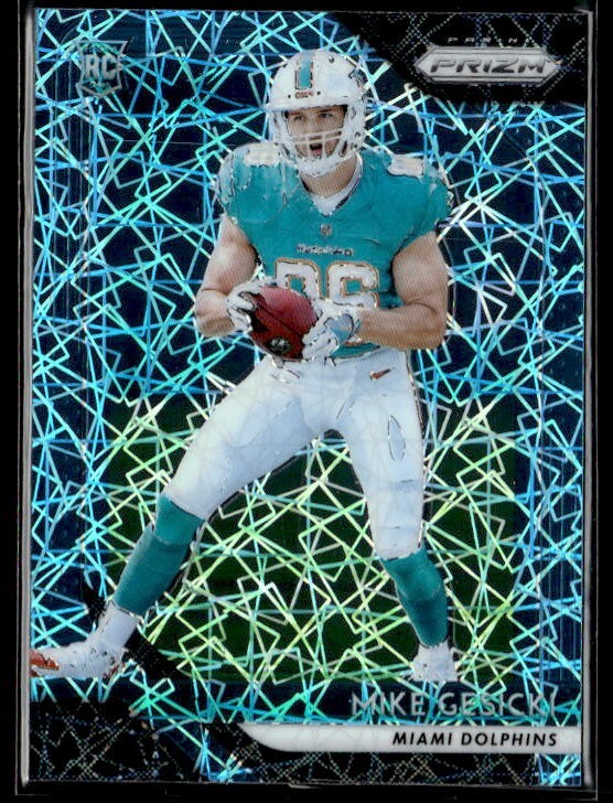 L4,070 - 2018 Panini Prizm Rookie Lazer Prizm Mike Gesicki #216 Rookie RC