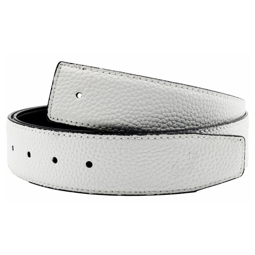 Correa de cinturón de cuero de repuesto para hombre QHA sin hebilla 38 mm de ancho Q06 - Imagen 36 de 45