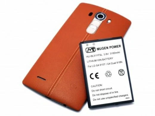 Batería extendida delgada OEM Mugen Power 3100 mAh para LG G4 VS986 Verizon Sprint G-4 Foto 2 de 2