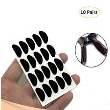 Adhesive  Nose Pads Eyeglasses Silicone Grip Holder Anti-slip retainer -10 Pairs