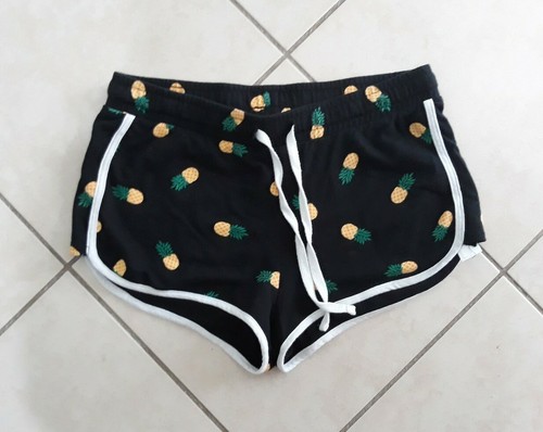 pantaloncini shorts donna neri con ananas tg m terranova | eBay