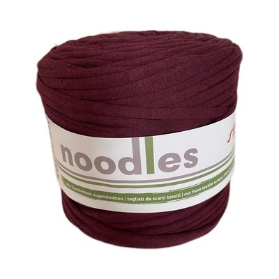 Noodles Viola Melanzana borse cestini intrecciati annodati