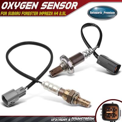 Upstream O2 Sensor Subaru 2Pcs Upstream & Downstream O2 Oxygen Sensor for Subaru Forester Impreza ...
