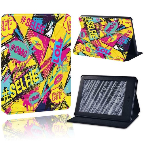 Graffiti - Leather Stand Cover Case For Amazon Kindle 11th Generation 2022 +Pen - Picture 11 of 32