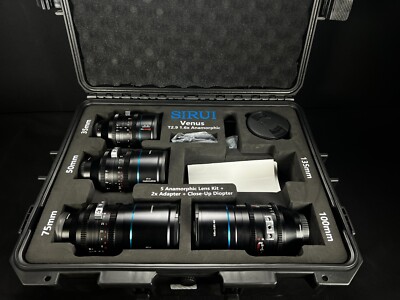 SIRUI Venus 1.6x Anamorphic E Mount 4 lens kit