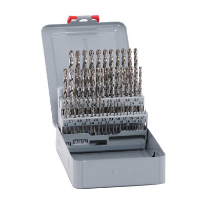 alpen KM 50 HSS-ECo5 Cobalt Spiralbohrer DIN 338 RN 50-tlg. Satz 1.0   5.9 mm