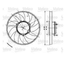 Valeo 696083 Lüfter Motorkühlung für VW Crafter 30-35 Mercedes-Benz B906
