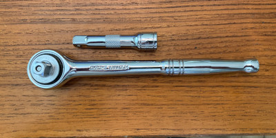 Vintage Master Mechanic Tool   3/8'' Drive Ratchet  USA