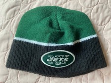 Youth NEW YORK JETS NFL TEAM APPAREL CUFFLESS FOOTBALL KNIT WINTER HAT/BEANIE