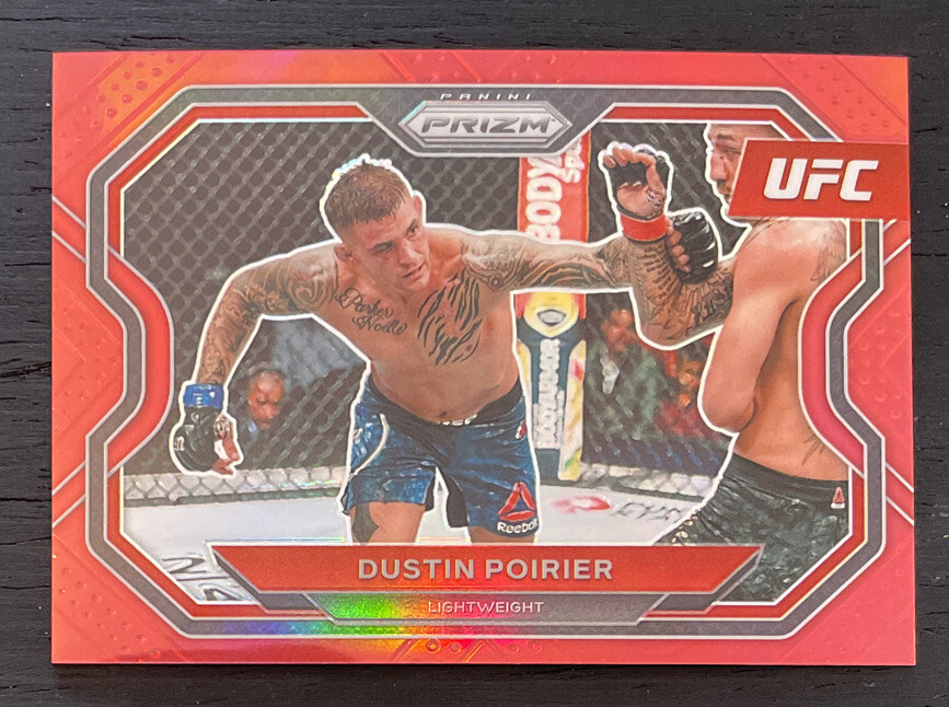 2021 Panini UFC Prizm DUSTIN POIRIER Red Prizm /275