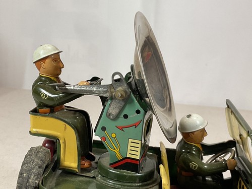 MSK Japan Tin Radar Jeep Vintage Toy - Picture 3 of 7