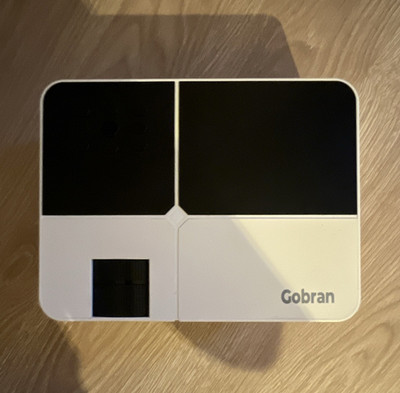 Gobran H3 LCD Mini Projektor 800x480 16:9 2000 ANSI tragbar Weiß/Schwarz