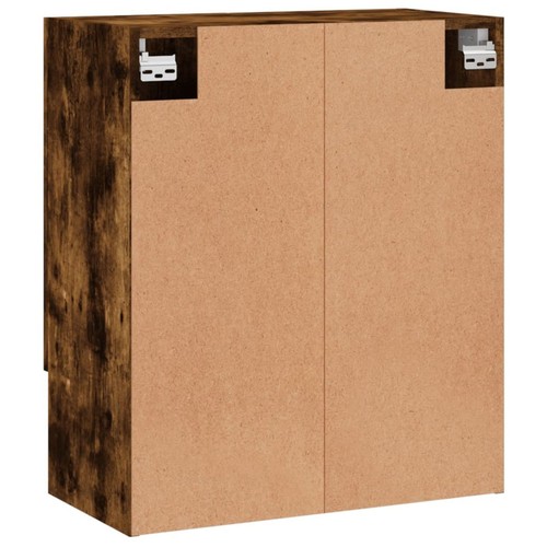 2 Doors Wall Cabinet Home Storage Floating Cupboard Kitchen Storage Hanging Unit - Picture 35 of 46