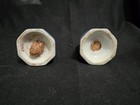 Vintage Japan Blue Peach Lusterware Hand Painted Salt and Pepper Shakers 3.25" — photo 4