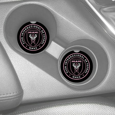 INTER MIAMI CF RUBBER CAR COASTERS SET (2) DC...