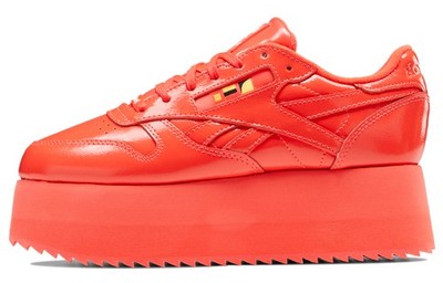 Reebok Gigi Hadid x Reebok Wmns Classic Leather Triple Platform Neon Red DV5389