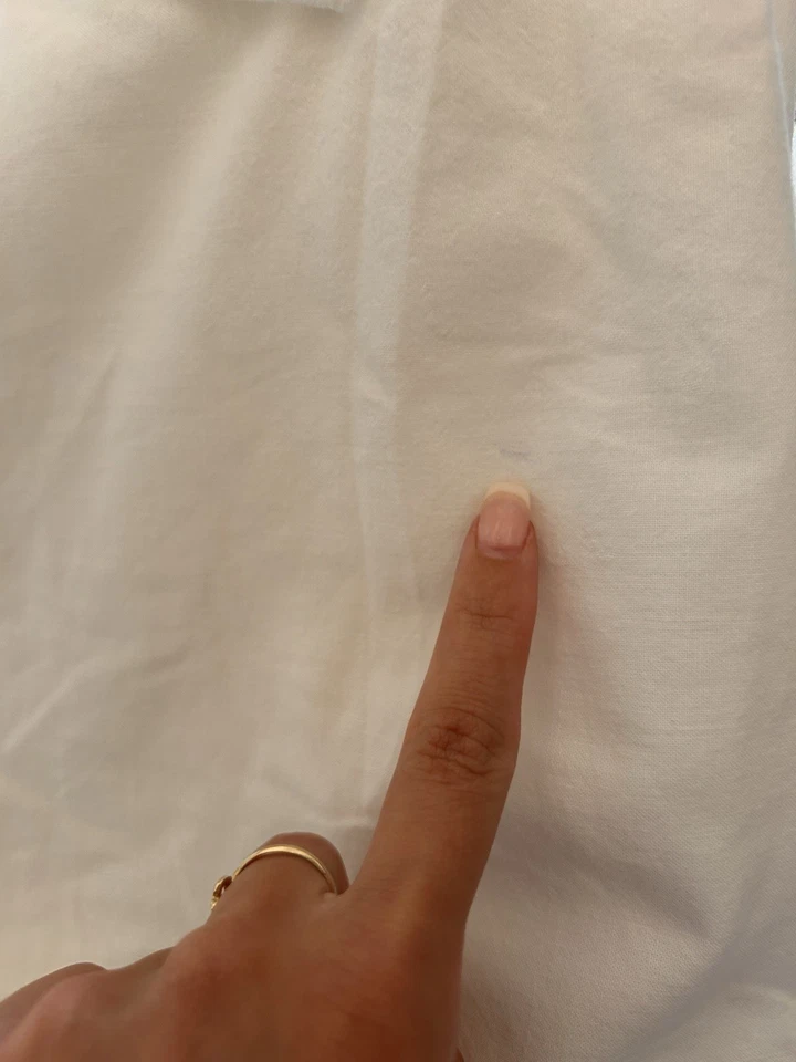 Edredón Pottery Barn Teen LoveShackFancy con volantes COMPLETO/REINA marfil rasguño leer Foto 2 de 4