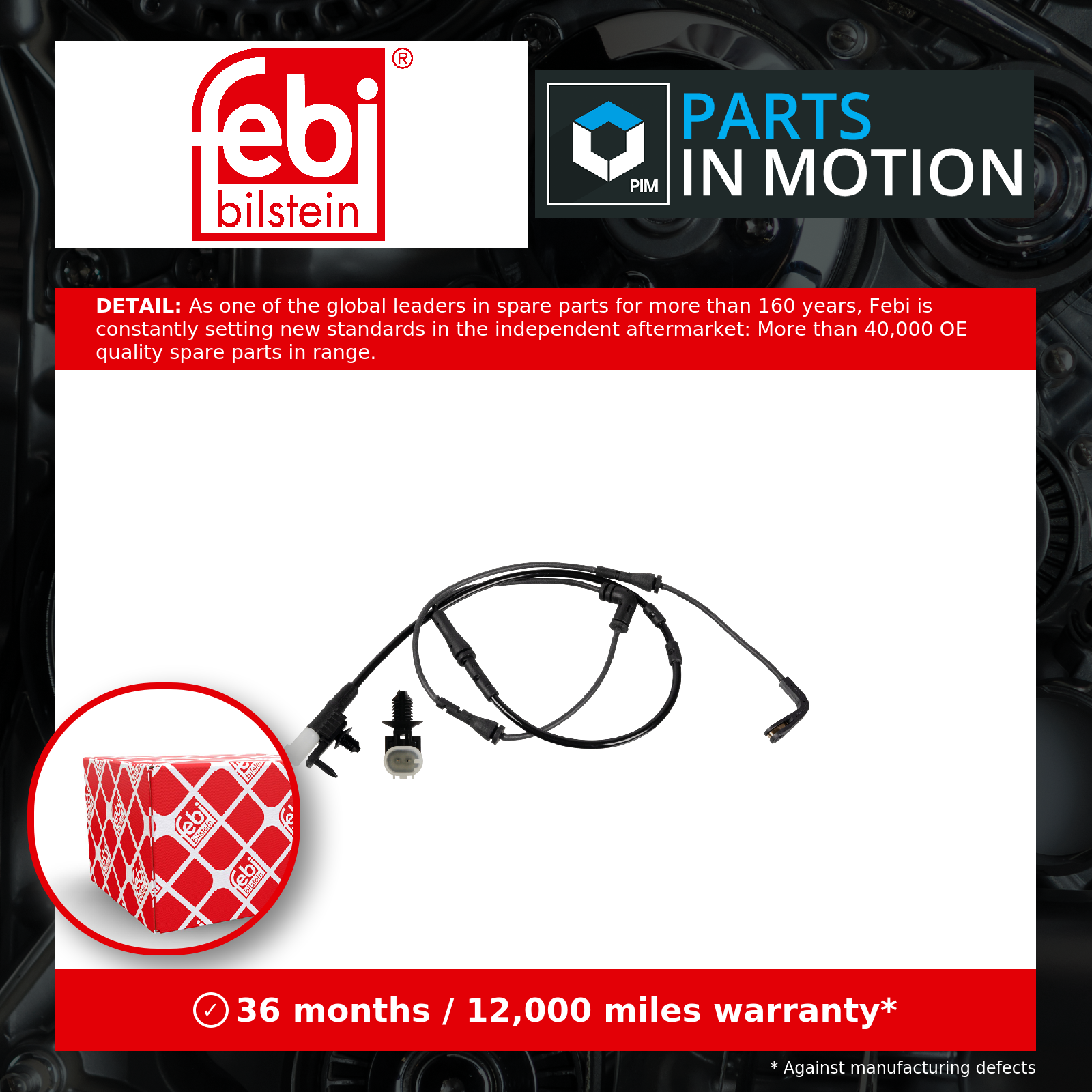 Febi Bilstein Brake Wear Indicator 170793 - fits Land Rover - OE Equivalent - Image 6