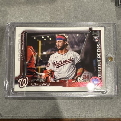 2025 Topps Celebration #DP-19 Dylan Crews SP - Dugout Peeks Image Variation (RC)
