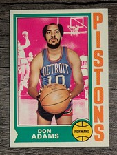 1974-75 Topps #4 Don Adams MID GRADE