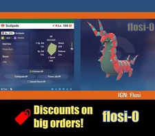 6IV Shiny Scolipede Pokemon Legends ZA (Legends Z-A)