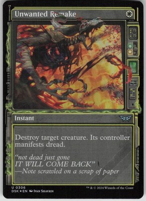 MTG TCG Unwanted Remake (Showcase) U Duskmourn: House of Horror 306