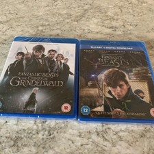 Fantastic Beasts And Where To Find Them & The Crimes of Grindelwald Blue Ray New