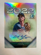 2022 Bowman Chrome Class 2022 Refractor Auto COLE YOUNG, MARINERS #C22A-CY  /250