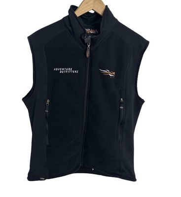 Sitka Men s Adventure Outfitters Black Fleece Vest Size Large