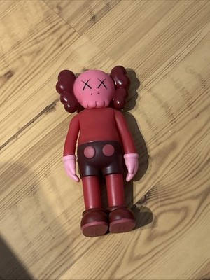 Vintage 2004 KAWS Medicom Toy Blush Red Companion 8'' Vinyl Figure - Open Edition