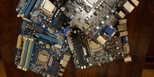 Motherboard and CPU Combo Set GA-B75M-D3V i3 i5 8pcs Used Untested