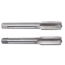2 pcs Metric Hand Tap Set M12 x 1.5 Taper/Plug Thread Screw Taps Tapping Tools