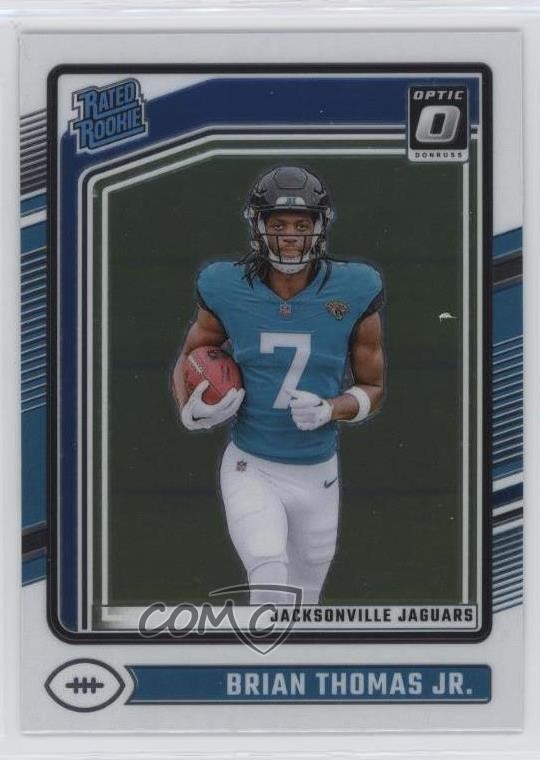 2024 Panini Donruss Optic Rated Rookie Brian Thomas Jr #214 0o6v