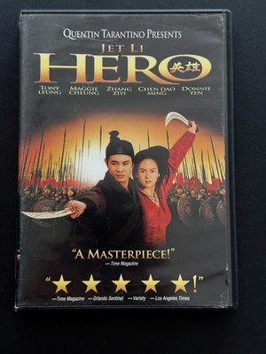 HERO - TONY LEUNG - MAGGIE CHEUNG - ZHANG ZIYI - CHEN DAO MINH - USED DVD MOVIE