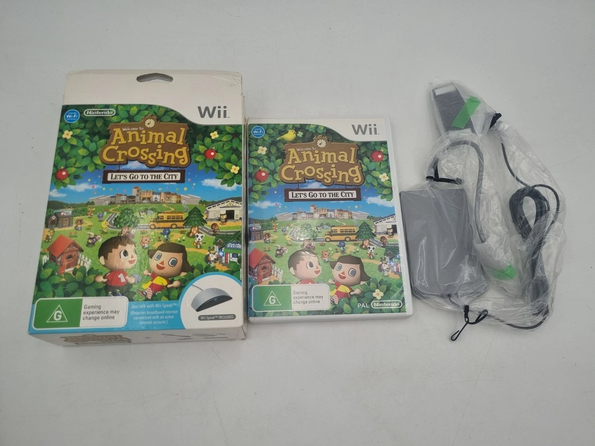 Jeu Animal Crossing : Let's Go To The City Sur Nintendo Wii - Bon état, Compatible Wii U