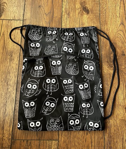Thirty One Gifts Cinch Sac Owl Pattern Its Owl Good Drawstring Backpack Sports