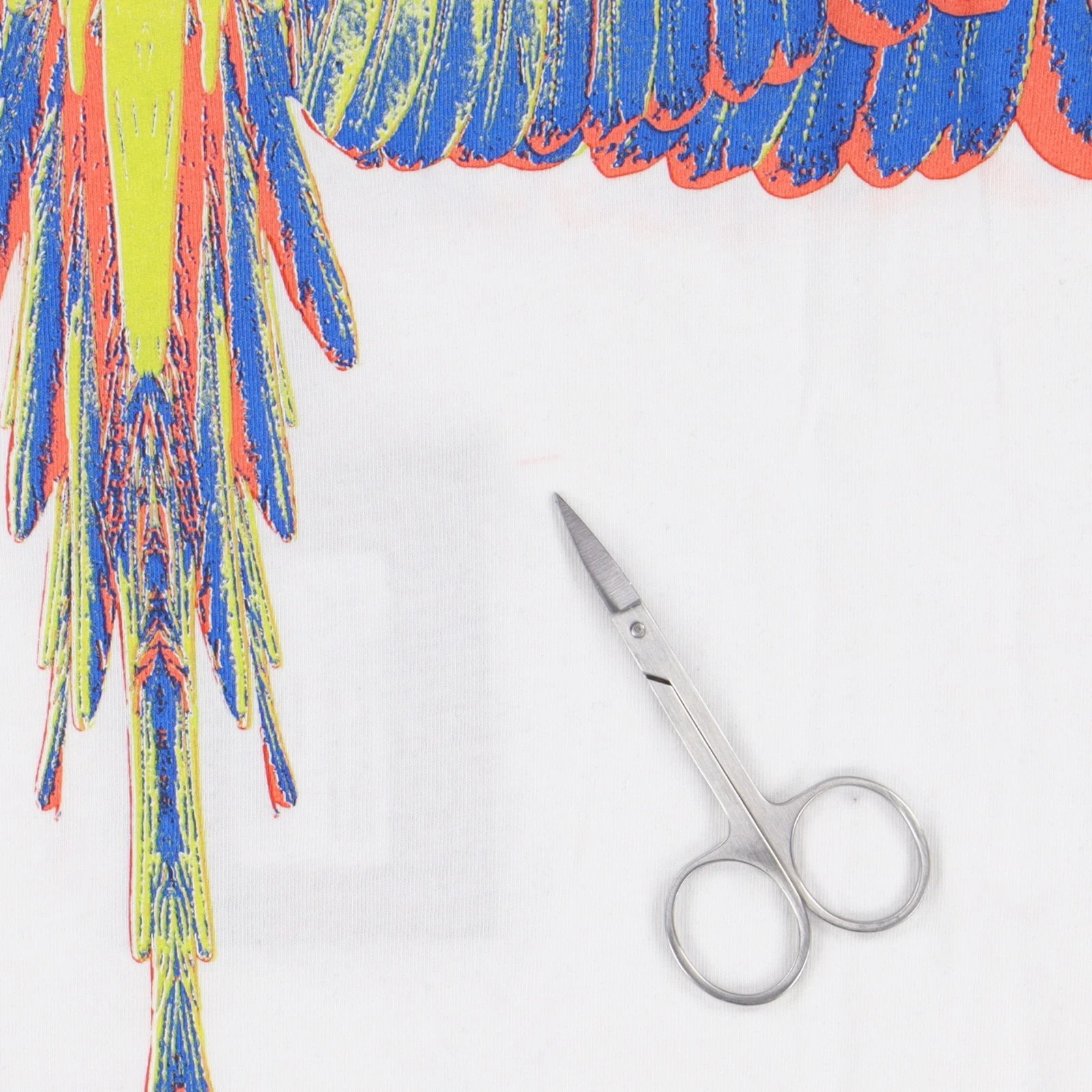 T shirt Marcelo Burlon bianca multicolore ali Taglia M SS20 $320