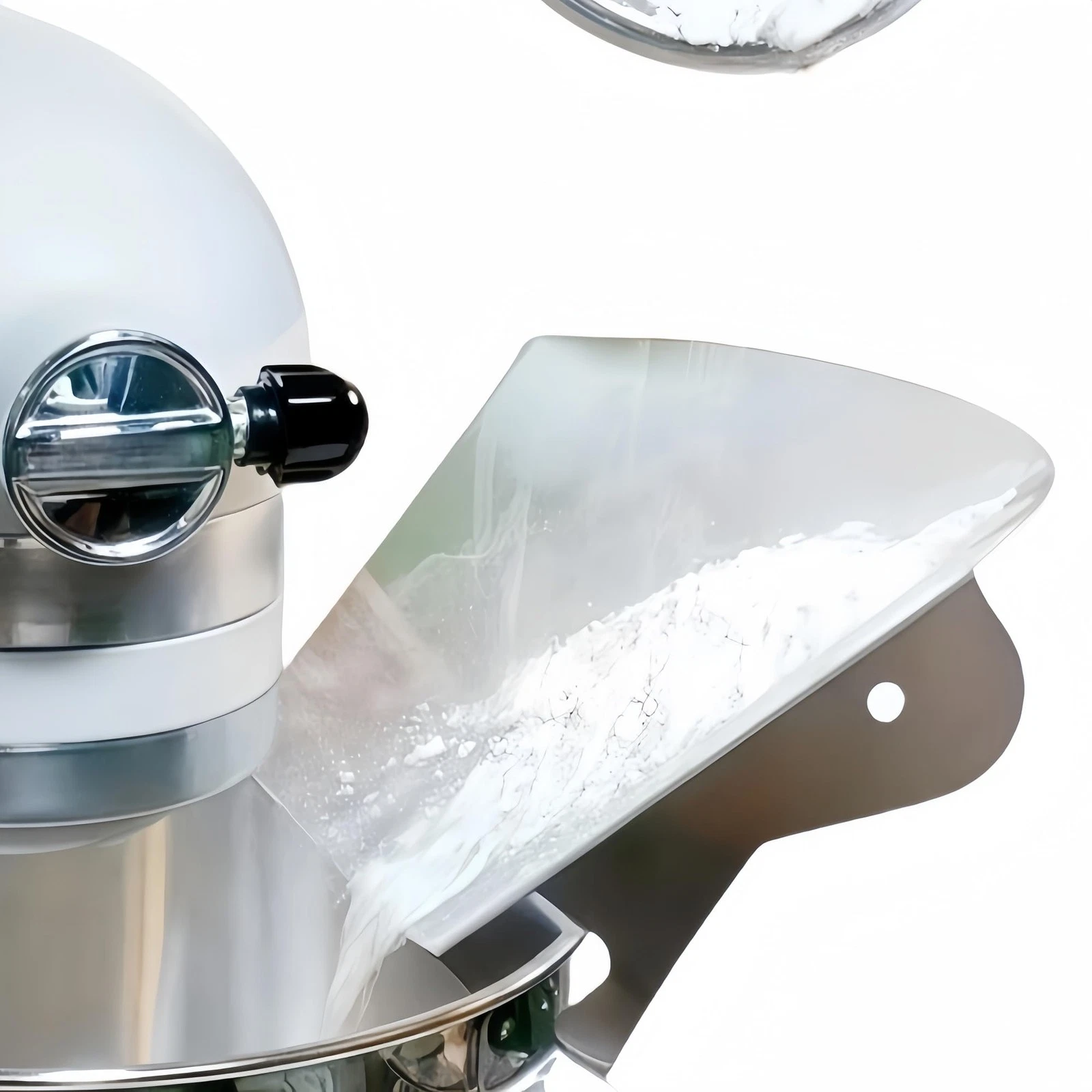 Stainless Steel Pouring Chute for Kitchenaid Mixer Pouring Chute for Bowl